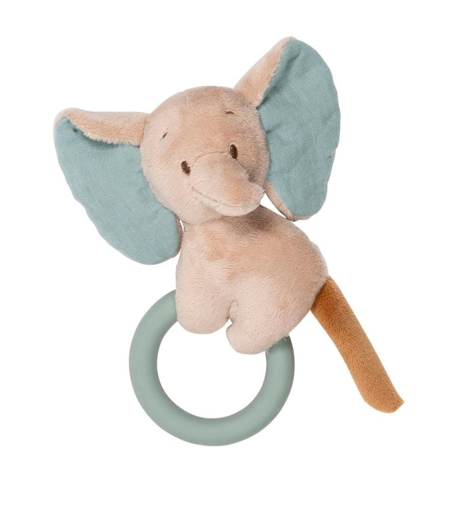 Luna & Axel Anneau de dentition avec silicone éléphant Axel
