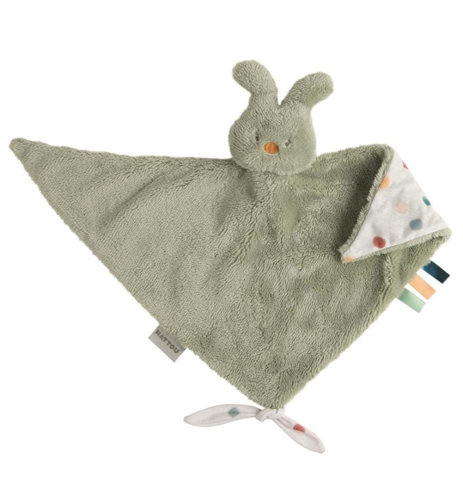 Tipidou Grand Doudou Lapin vert