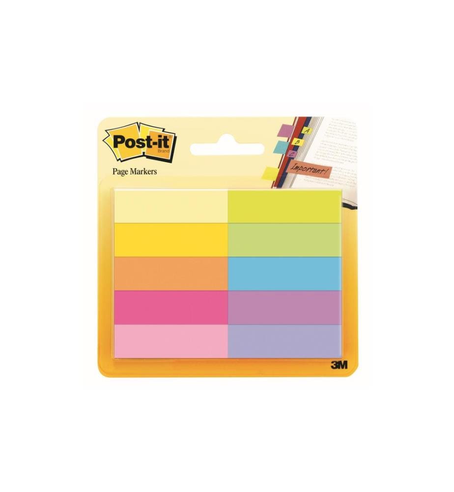 POST-IT - Marque-page POST-IT - en papier, couleurs assorties