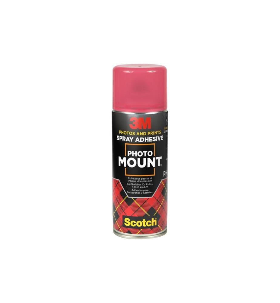 3M - Colle en spray Photo Mount 400 ml, Transparent