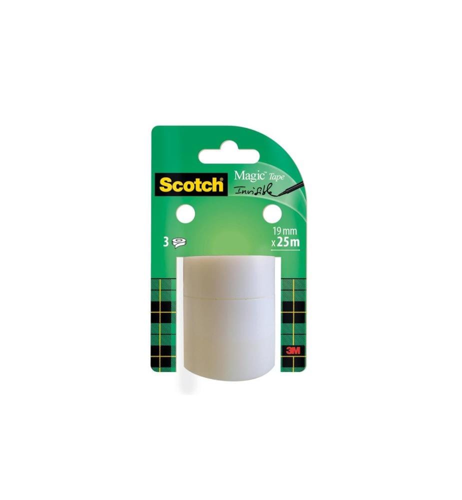 SCOTCH - Ruban adhésif SCOTCH - Magic 19 mm x 25 m, 3 Rollen