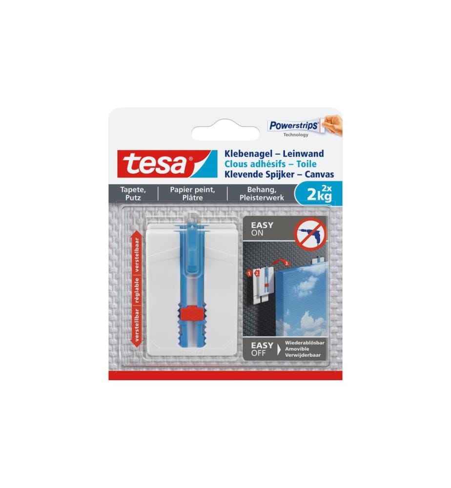 TESA - Clou adhésif papier peint et plâtre 2 kg