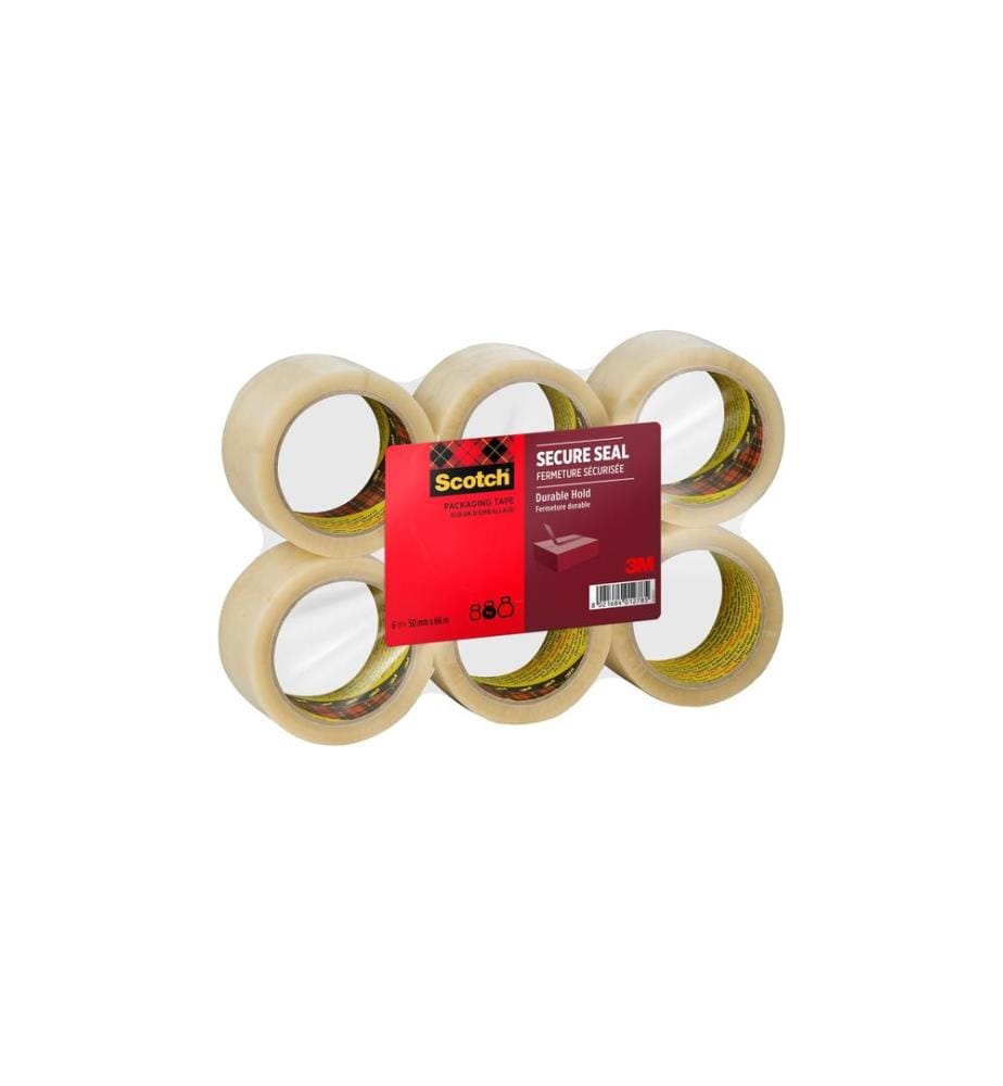 SCOTCH - Ruban adhésif Heavy 50 mm x 66 m transparent 6 rouleaux