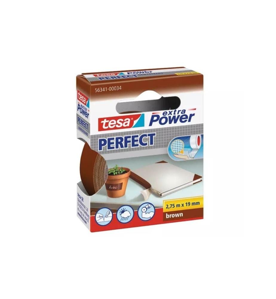 TESA - Ruban textile adhésif Extra Power Perfect 2.75 m x 19 mm