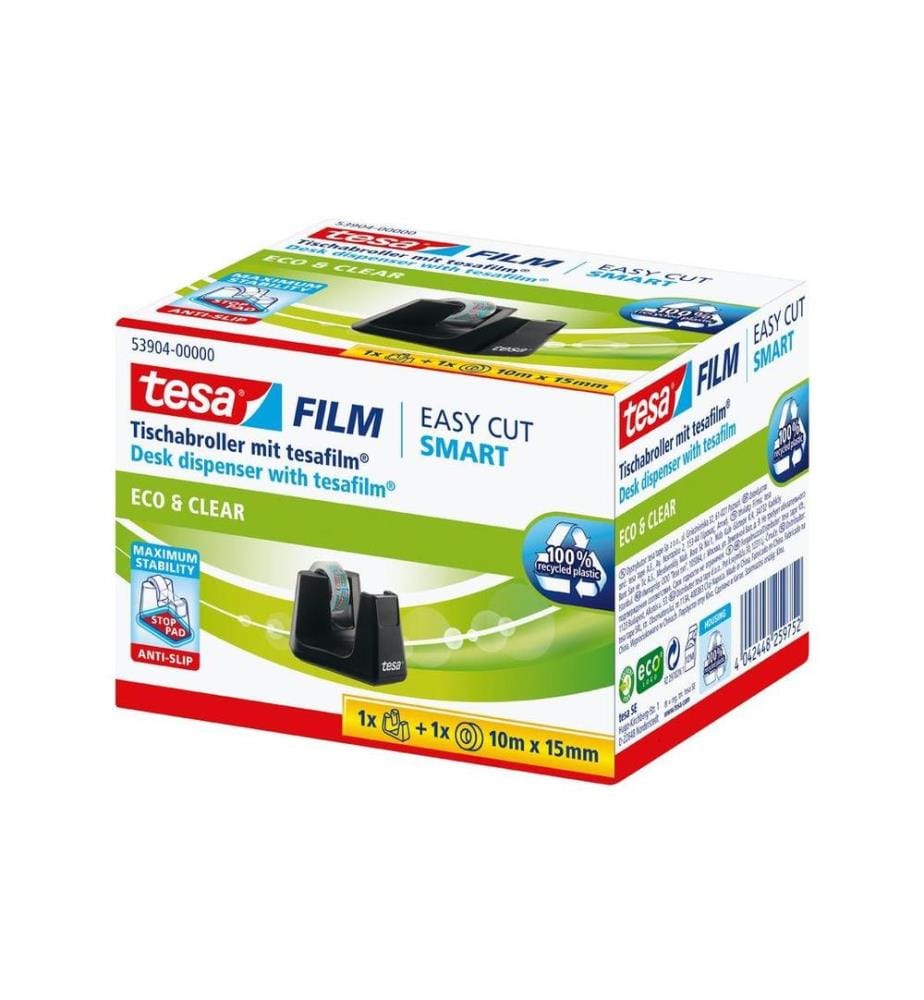 TESA - Dévidoir de table EasyCut ecoLogo Noir