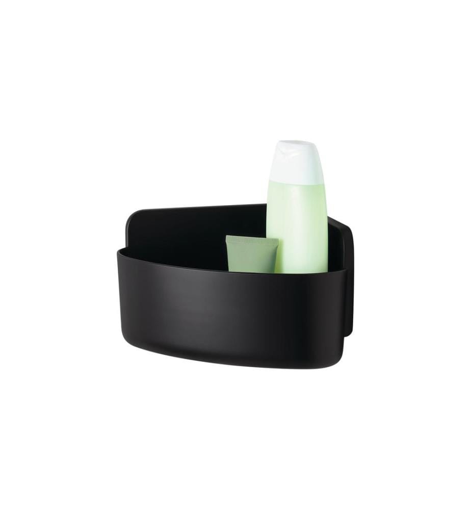 TESA - Corbeille de douche d'angle Lavaa S, Noir