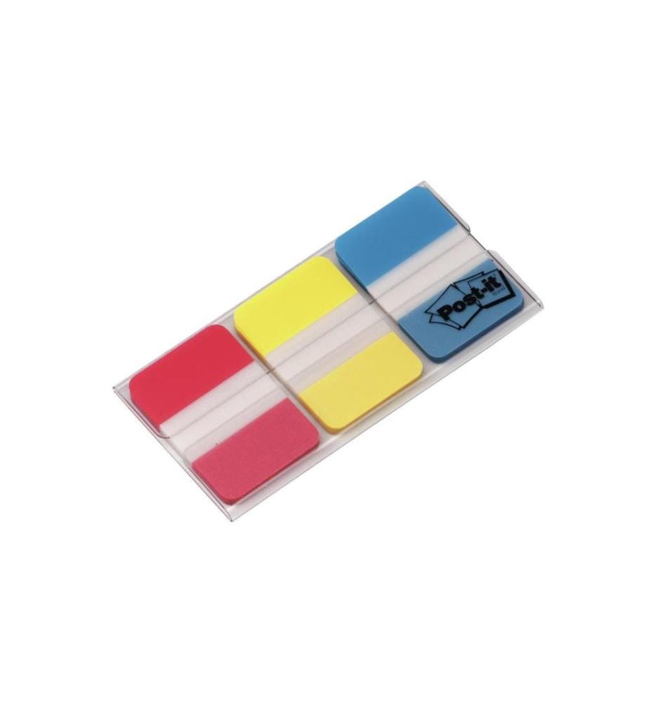 POST-IT - Marque-page Index Strong Rouge/Jaune/Bleu, 3 Pièce/s