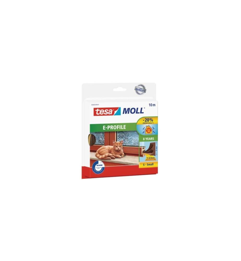 TESA - Joint en caoutchouc MOLL E-Profile Small 1 Pièce/s, Brun