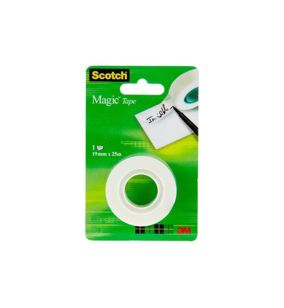 SCOTCH - Ruban adhésif 19 mm x 25 m, Transparent