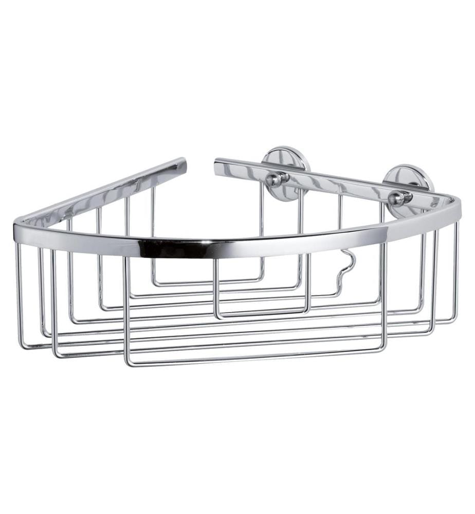 TESA - Supports pour ustensiles de salle de bains Aluxx Panier de rangement d'angle, chromé