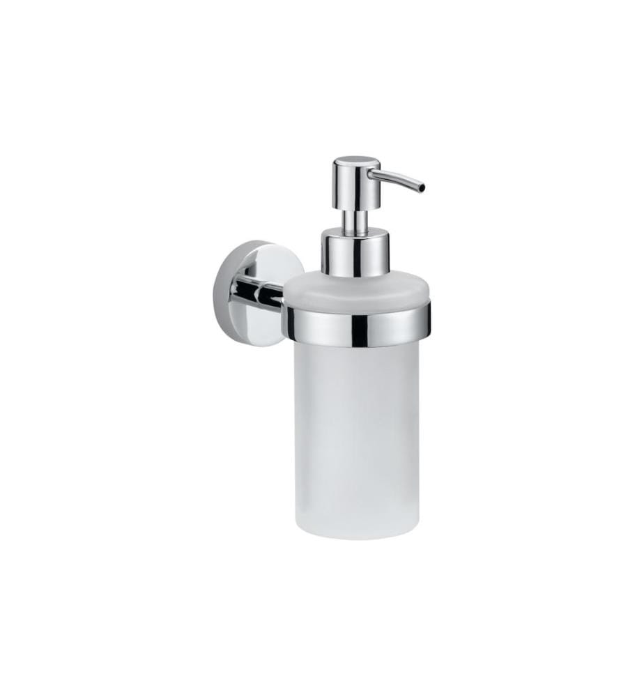 TESA - Distributeur de savon Smooz 200 ml, Chrome/Blanc