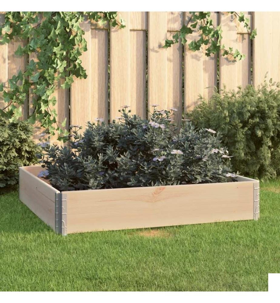 Jardinière surélevée 100x100 cm Bois de pin solide