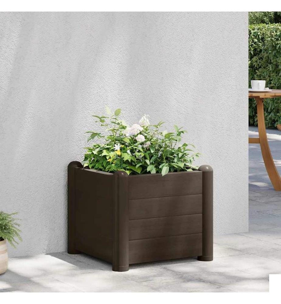 Lit surélevé de jardin PP Moka 43x43x35 cm