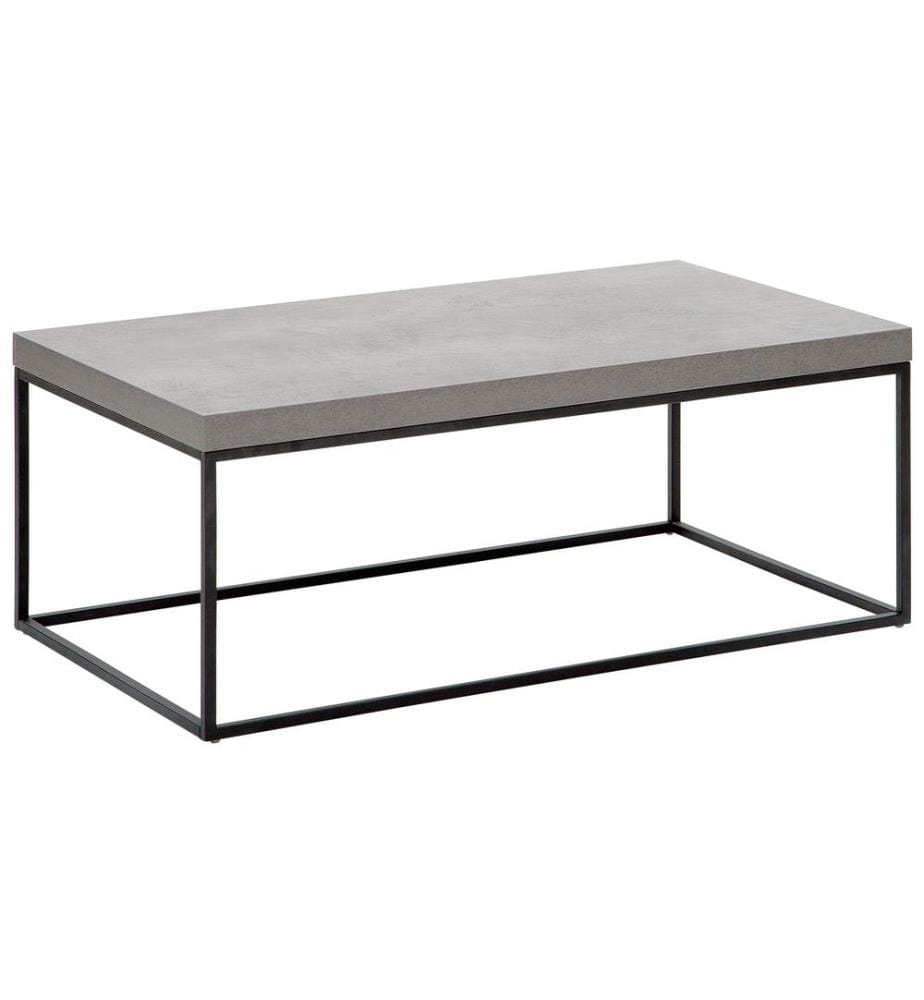 Table basse DELANO Effet béton gris