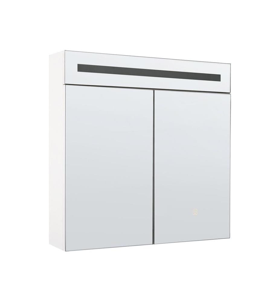 Armoire de toilette murale LED JARAMILLO 60 cm 60 cm Blanc