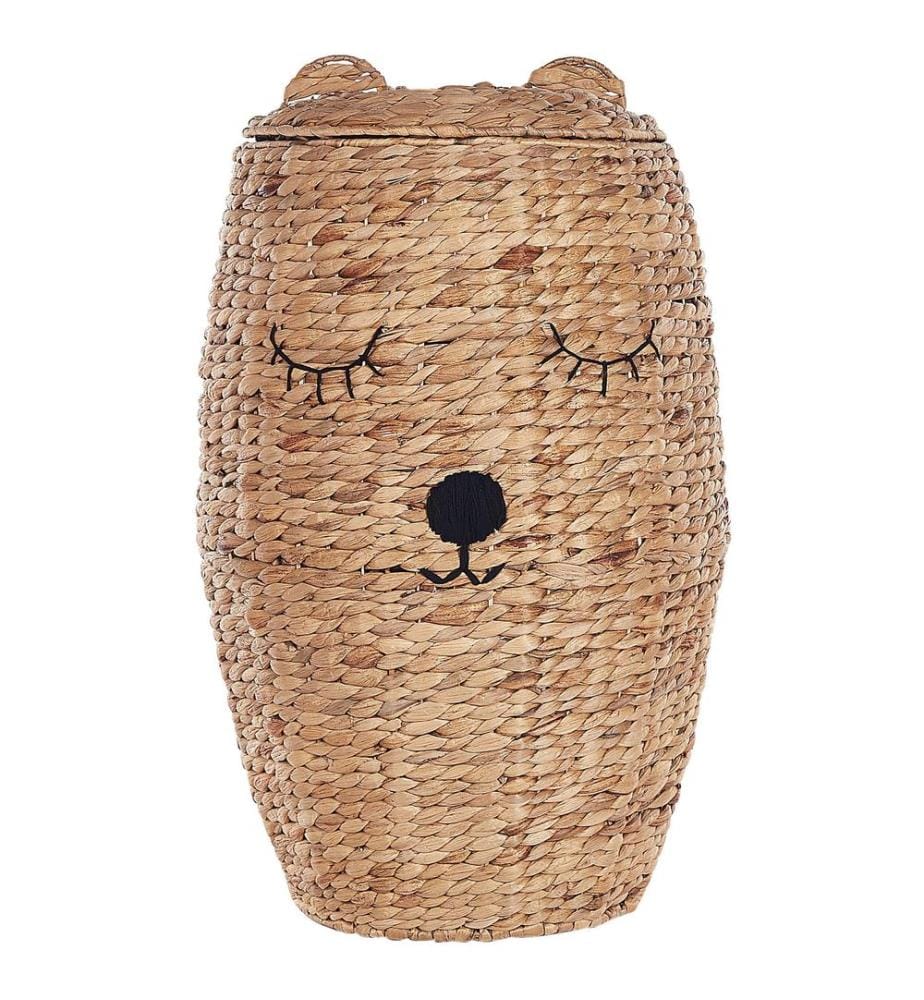 Panier enfants Ours en peluche SAMBUR Osier Naturel