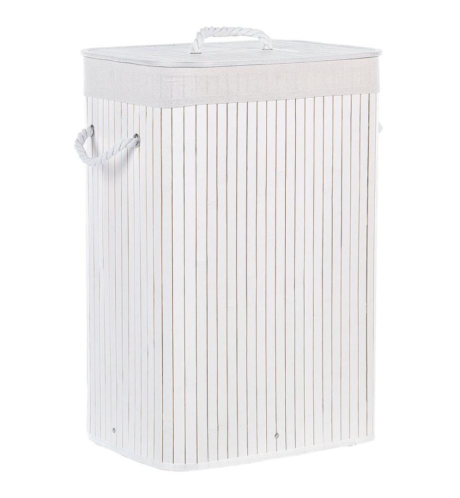 Panier à linge KOMARI Bambou Blanc 72 L