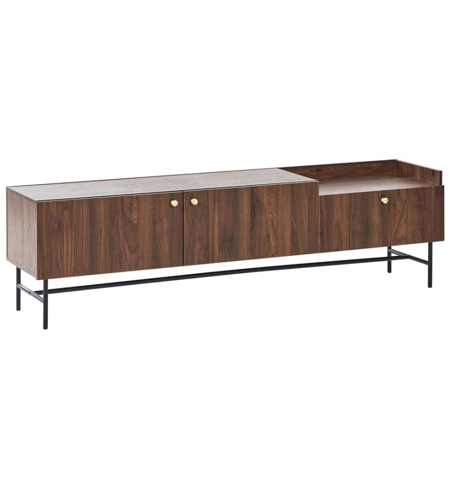 Meuble TV LISMORE Marron foncé