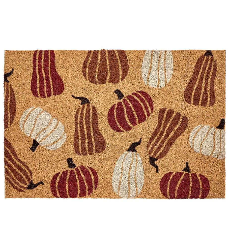Paillasson PANDIN Multicolore 60 x 90 cm Citrouille Fibre de coco