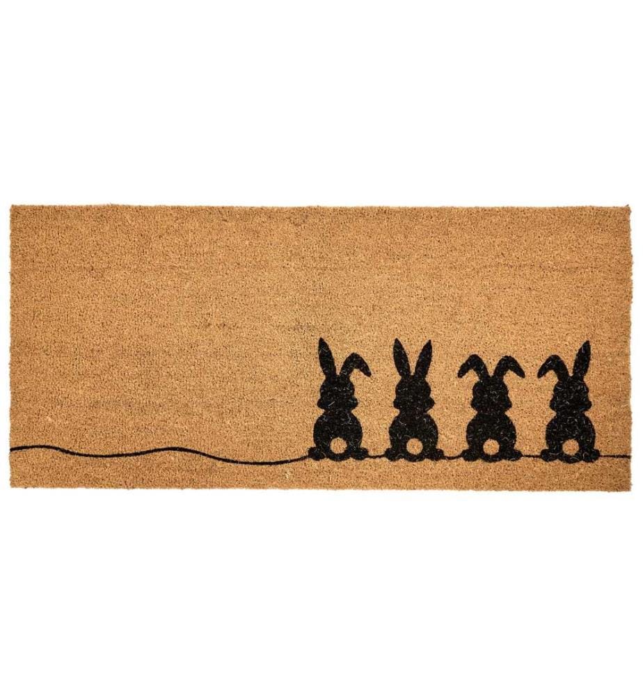 Paillasson PULIAN Naturel 55 x 120 cm Lapin Fibre de coco
