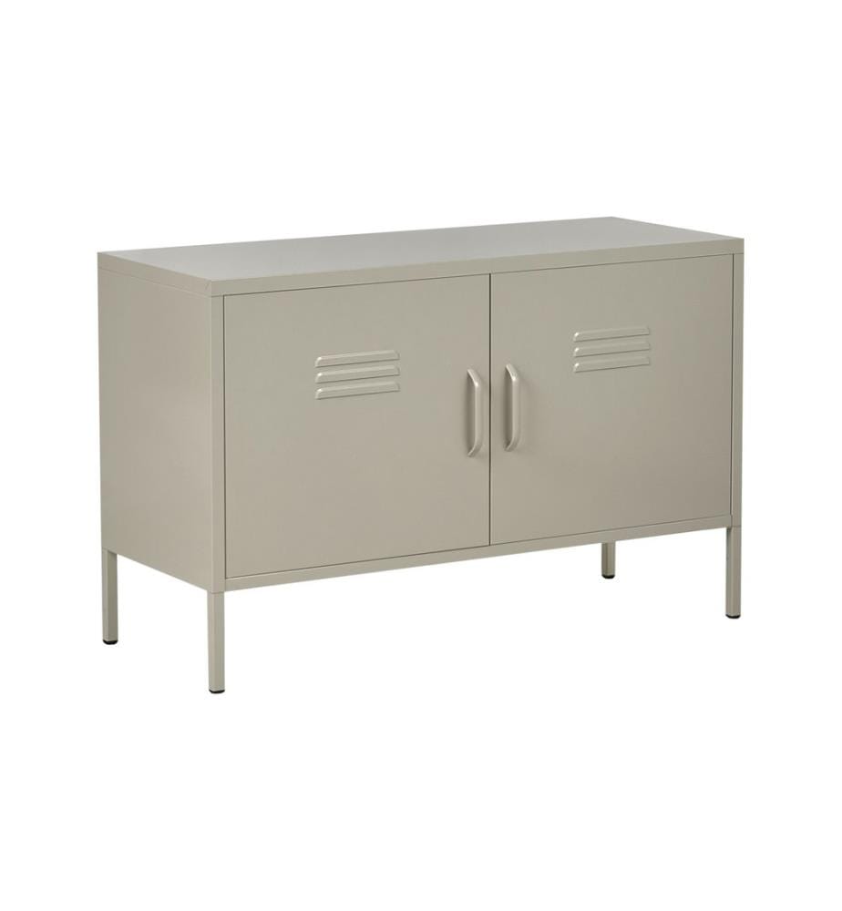 Meuble de rangement URIA Métal Beige clair