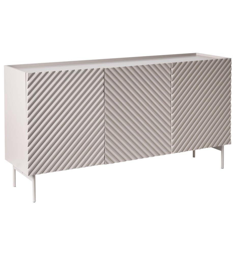 Commode 3 portes YARAKA Beige clair