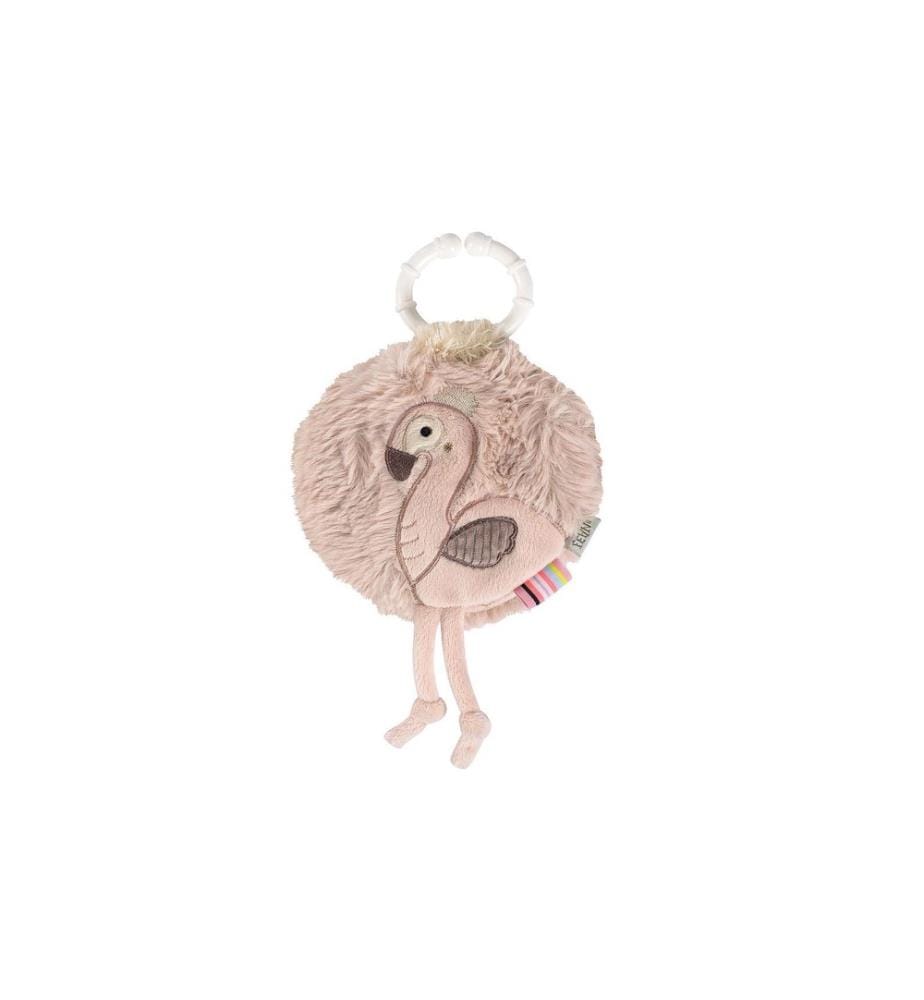 FEHN - Livre en tissu Flamant rose