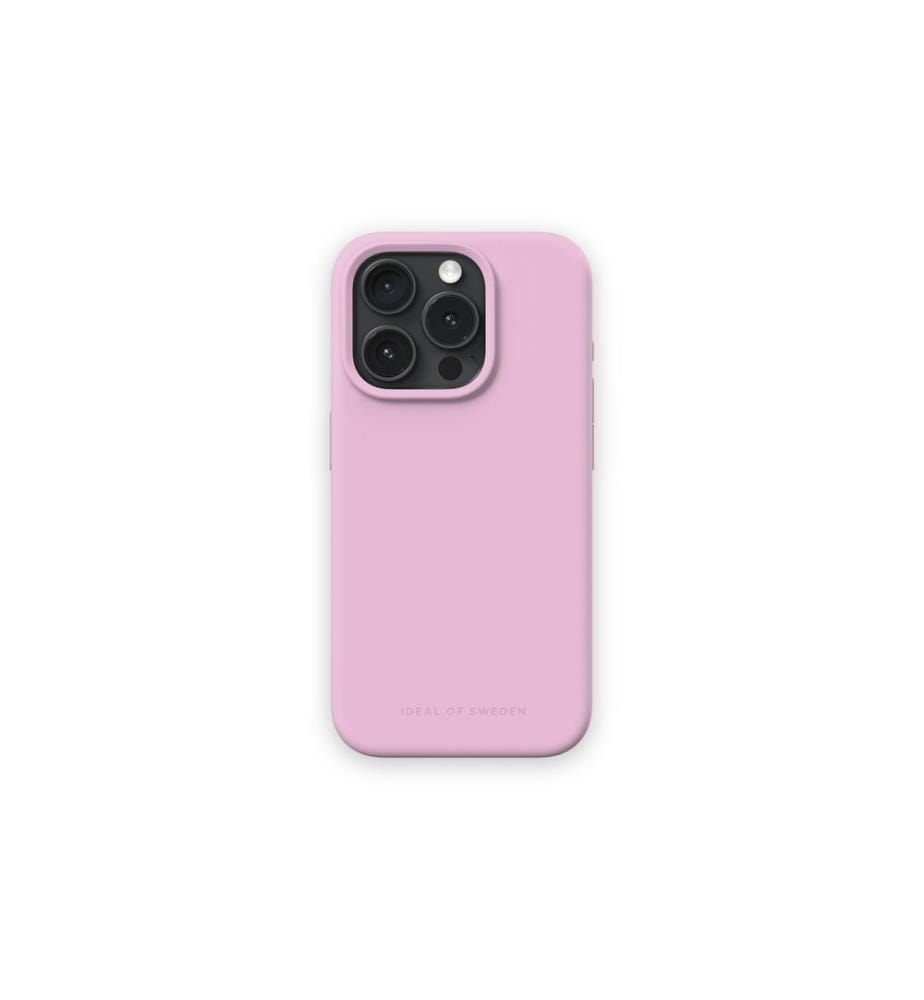 IDEAL OF SWEDEN - Coque arrière Silicone iPhone 15 Pro Bubblegum Pink