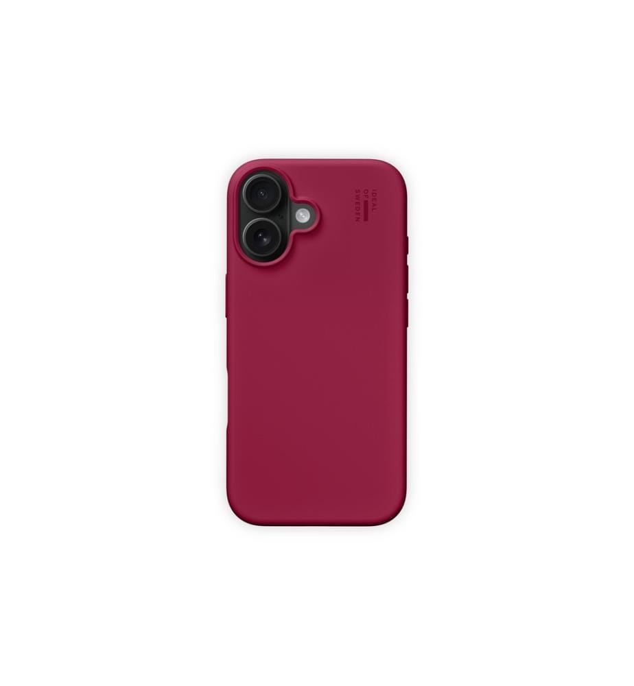 IDEAL OF SWEDEN - Coque arrière Silicone iPhone 16 Canneberge