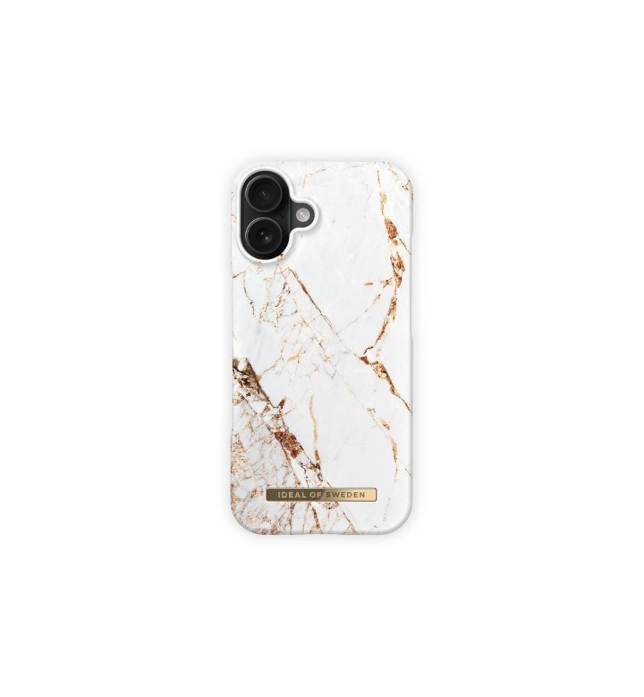 IDEAL OF SWEDEN - Coque arrière iPhone 16 Plus Or de Carrare