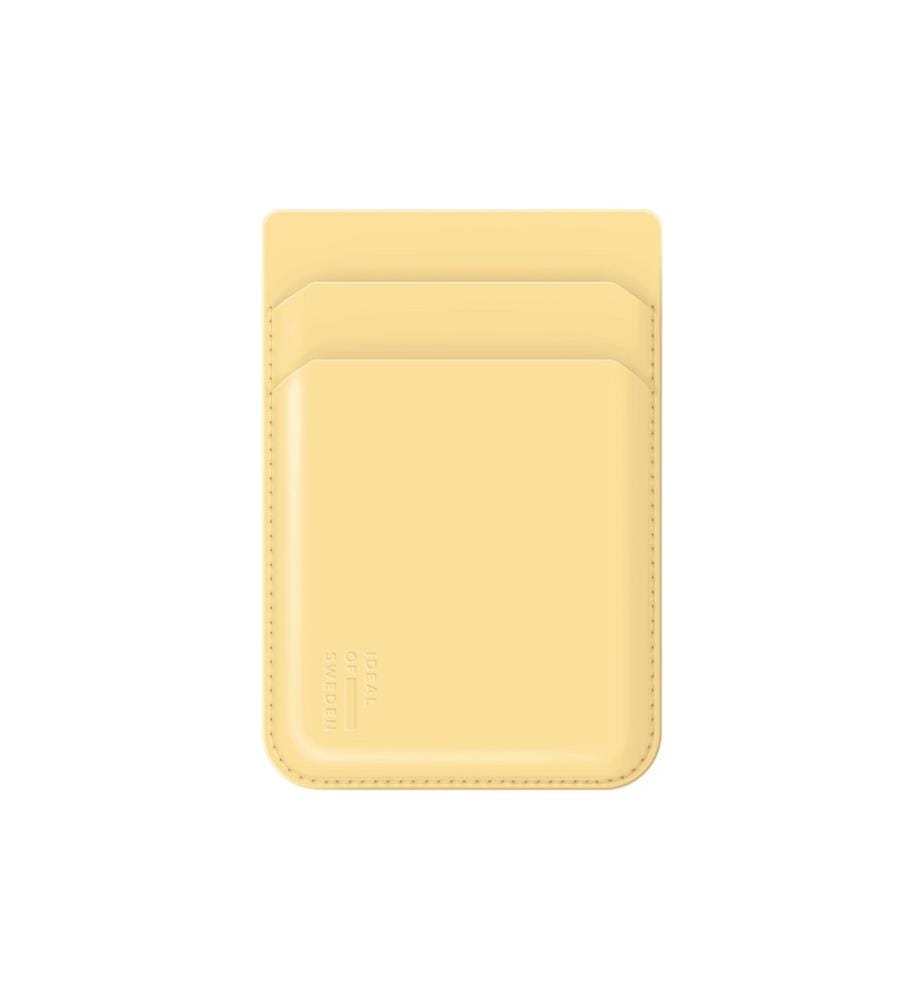 IDEAL OF SWEDEN - Magnetic Card Holder MagSafe Soft Lemon
