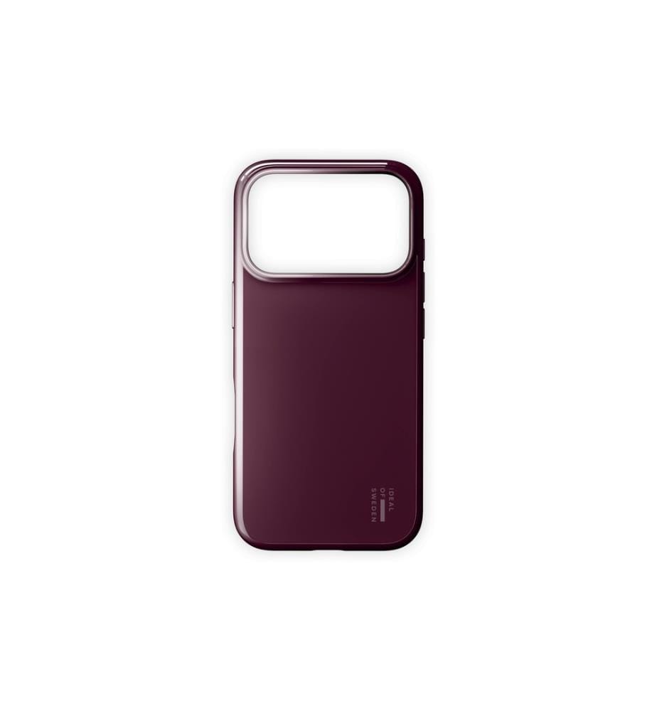 IDEAL OF SWEDEN - Coque arrière Slim Case MagSafe iPhone 17 Pro Glossy Cherry