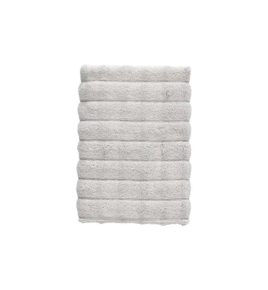 ZONE DENMARK - Serviette Inu, coton biologique, 50 x 70 cm, Soft Grey