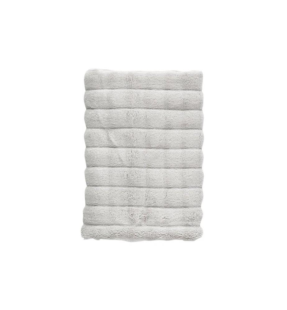 ZONE DENMARK - Serviette Inu, coton biologique, 50 x 100 cm, Soft Grey