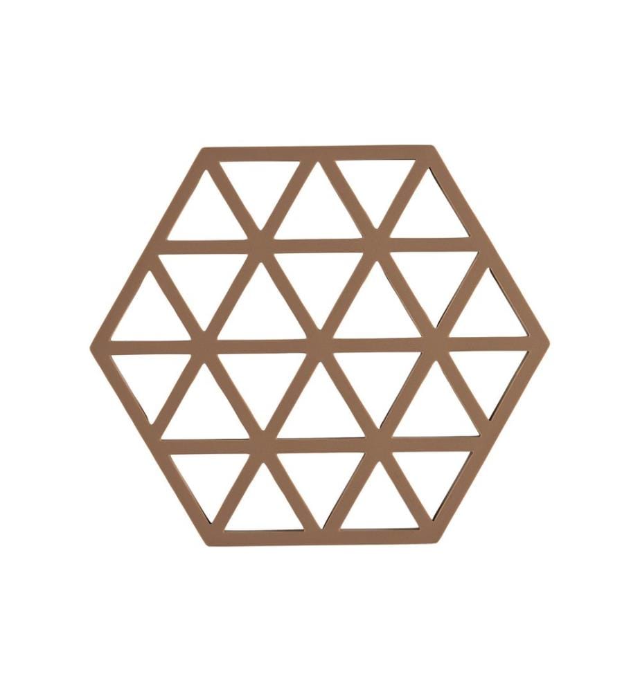 ZONE DENMARK - Dessous de plat Triangles Brun clair