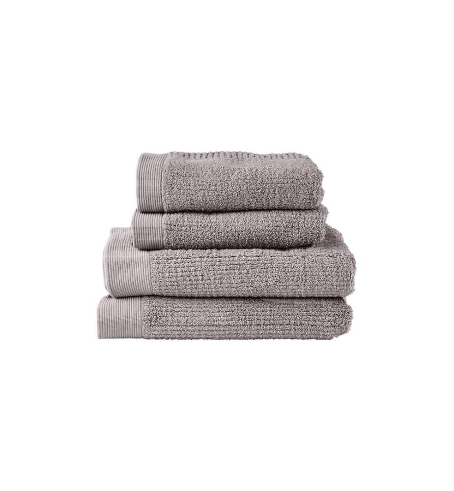 ZONE DENMARK - Set de linge éponge Classic Gull Grey