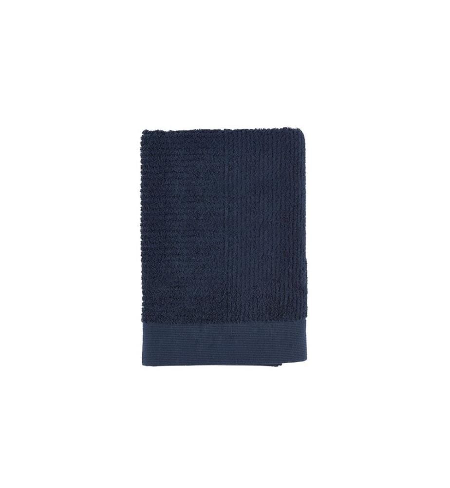 ZONE DENMARK - Serviette de douche Classic 70 x 140 cm, Dark Blue