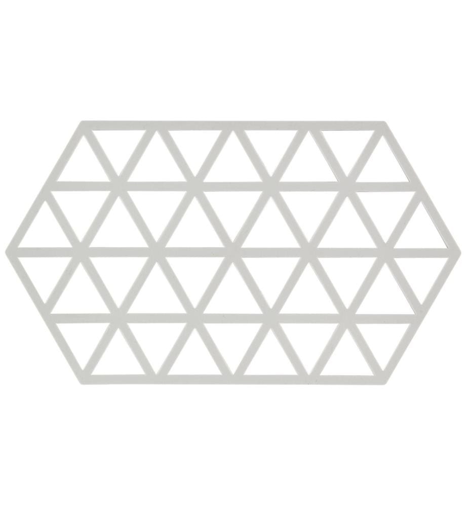 ZONE DENMARK - Dessous de plat Triangles Gris clair
