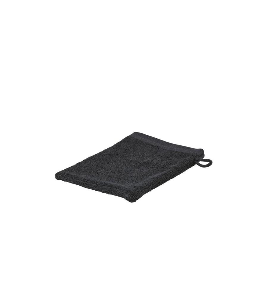 ZONE DENMARK - Gant de toilette Sauna 21 x 15.5 cm, Noir