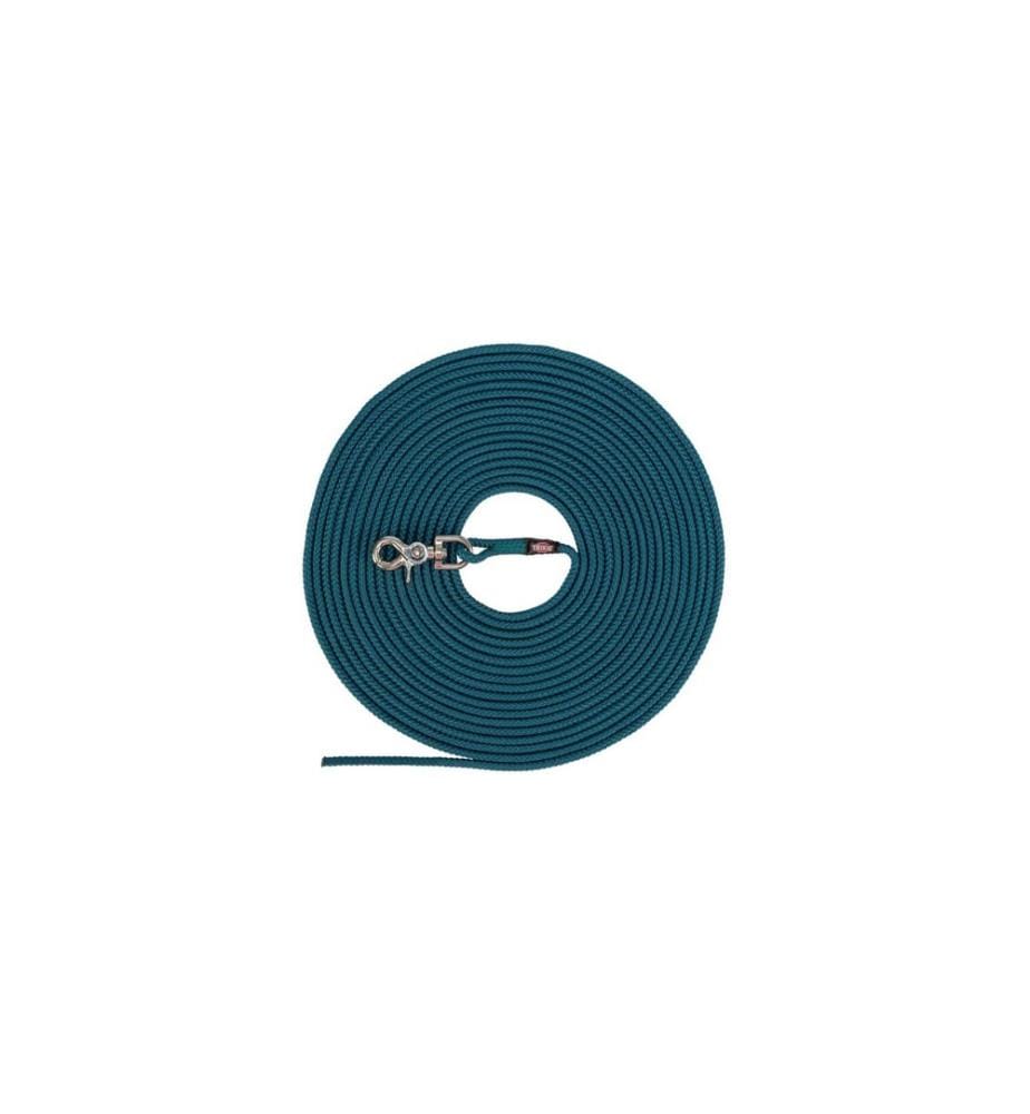 TRIXIE - Longe Trigger-Snap-Hook S-M, 15 m, Pétrole