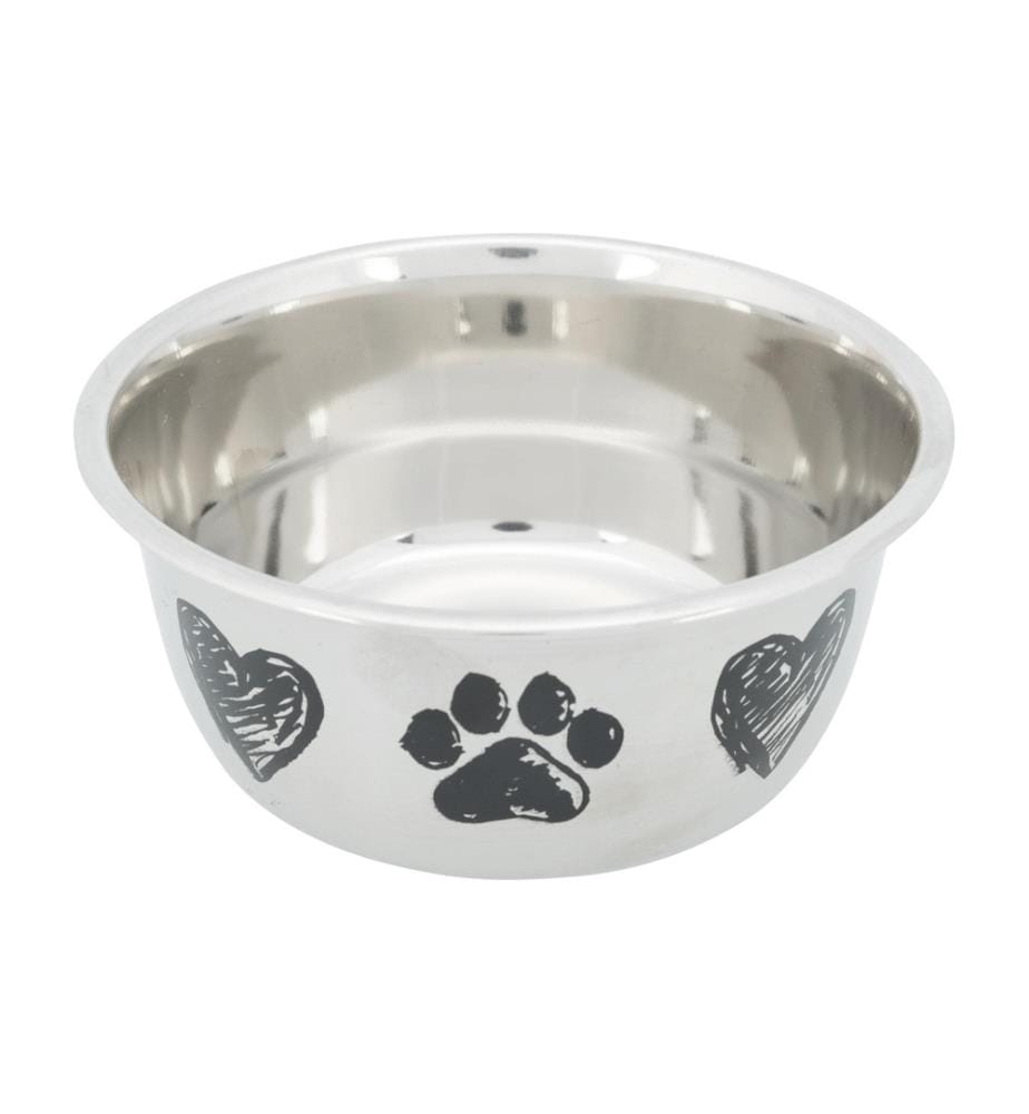 TRIXIE - Écuelle en acier inoxydable laqué 1 l / ø 15 cm