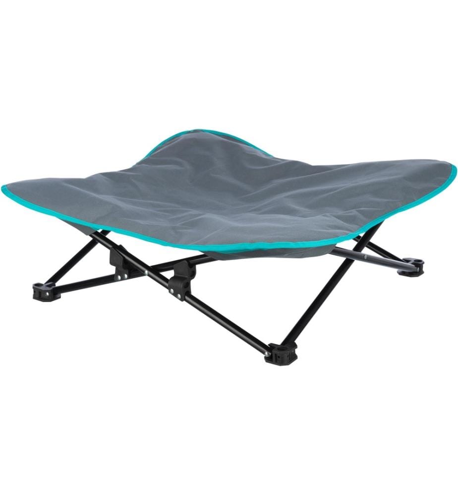 TRIXIE - Lit de camping, jusqu'à 15 kg, 69 x 20 cm, gris foncé/pétrole