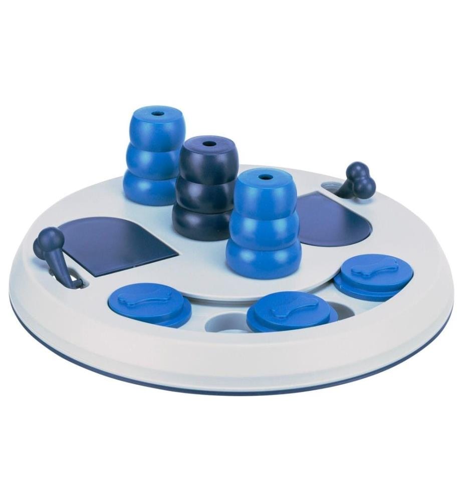 TRIXIE - Jeux de stratégie Flip Board XXL, ø 28 cm, bleu/blanc