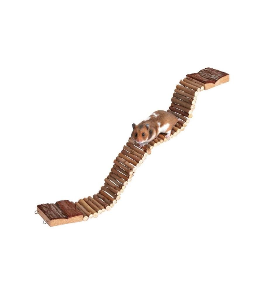 TRIXIE - Pont suspendu 55.5 x 7 cm Bois naturel