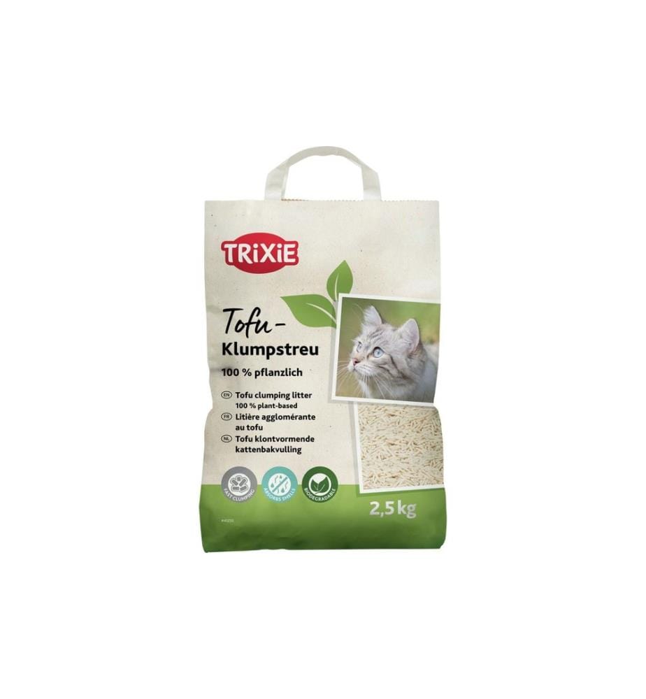 TRIXIE - Litière pour chat Litière pour chat tofu 2.5 kg