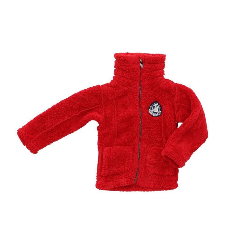 Blouson Polaire Coral Sherpa - Rouge