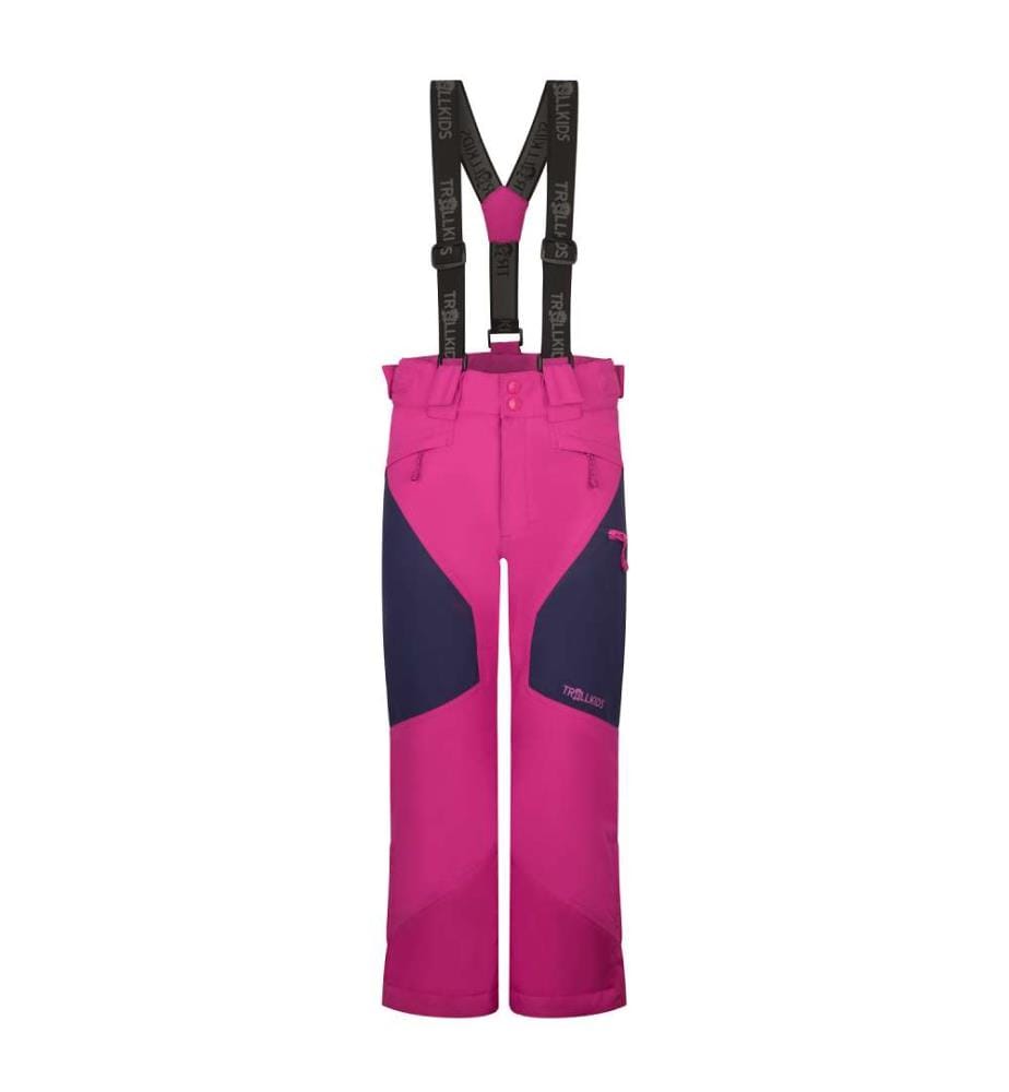 Pantalon de ski et de neige imperméable - rose foncé/violet foncé