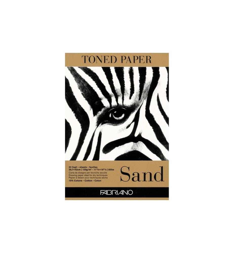 FABRIANO - Carnet de dessin Toned Sand A3, 50 feuilles