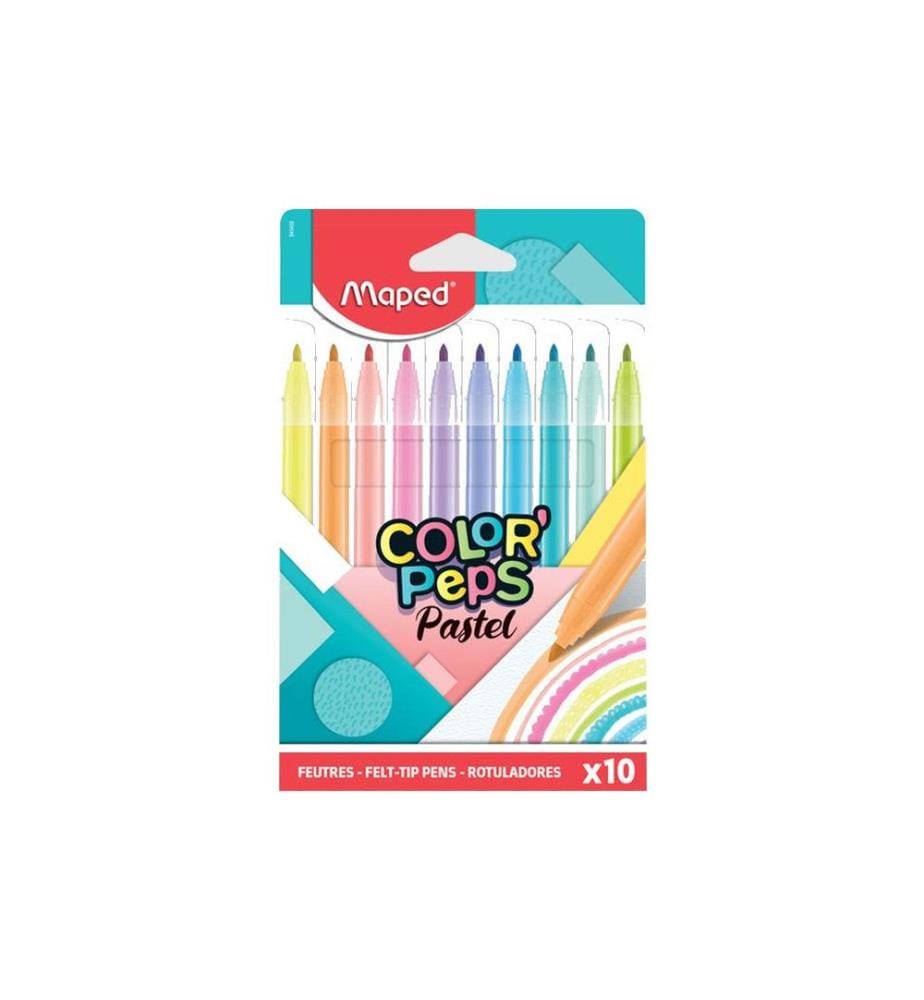 MAPED - Crayon feutre Color Peps Pastel 10 stück