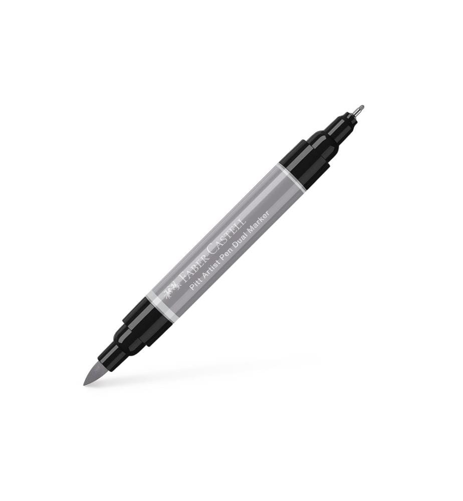Faber-Castell Crayon à encre de Chine Pitt Artist Pen Dual Gris